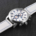Polanti Rogue Chronograph Quartz White Dial Mens Watch RG0001W-SS
