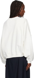 Marni Off-White Artists' Capsule Cotton Tulip Print Sweatshirt