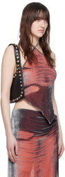 Masha Popova Red Halter Tank Top