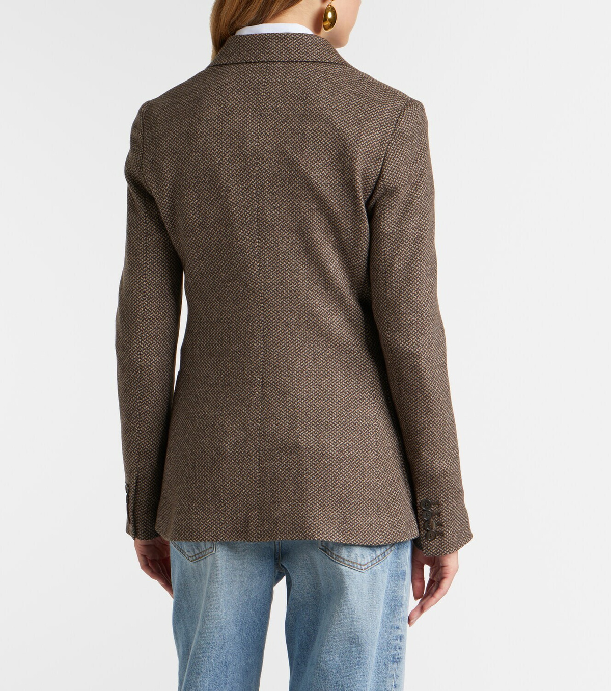 Ralph Lauren Collection Hailey wool, silk, and cashmere blazer