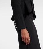 Roland Mouret Peplum crêpe jacket