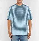 Très Bien - Striped Cotton-Jersey T-Shirt - Men - Blue