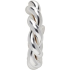 WWW.WILLSHOTT Silver Single Wire Twist Earring