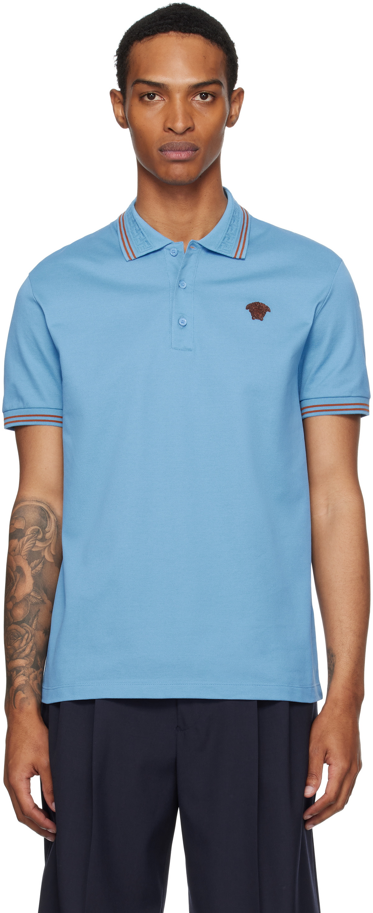 【関税込み】Versace ホワイト La Colonna Tシャツ Versace White 'La Colonna' T-Shirt Versace