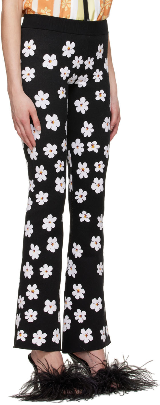 Marni Black Daisy Trousers Marni