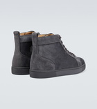 Christian Louboutin - Louis suede high-top sneakers