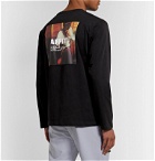 AFFIX - Printed Cotton-Jersey T-Shirt - Black