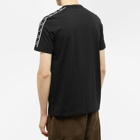 Fred Perry Authentic Men's Taped Ringer T-Shirt in Black/Black