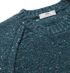 Inis Meáin - Donegal Merino Wool and Cashmere-Blend Sweater - Blue