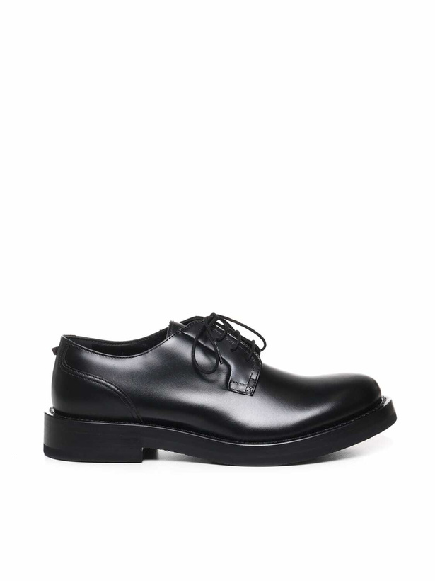 Photo: Valentino Garavani Roman Stud Derby In Leather