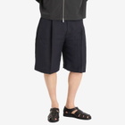 Studio Nicholson Men's Tailored Shorts in Darkest Navy