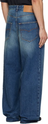 VETEMENTS Blue Washed Baggy Jeans