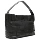 ST. Agni Women's Woven Large Tote in Black 