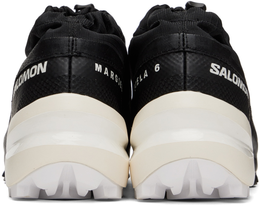 MM6 Maison Margiela Black Salomon Edition Cross Low Sneakers MM6