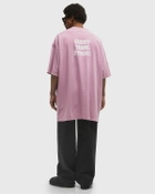 032c POINT ZERO OVERSIZED TEE pink Mens Shortsleefe