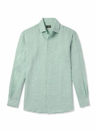 Zegna - Oasi Linen Shirt - Green