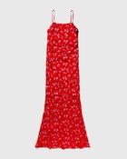 Rotate Birger Christensen Printed Maxi Dress Red - Womens - Dresses