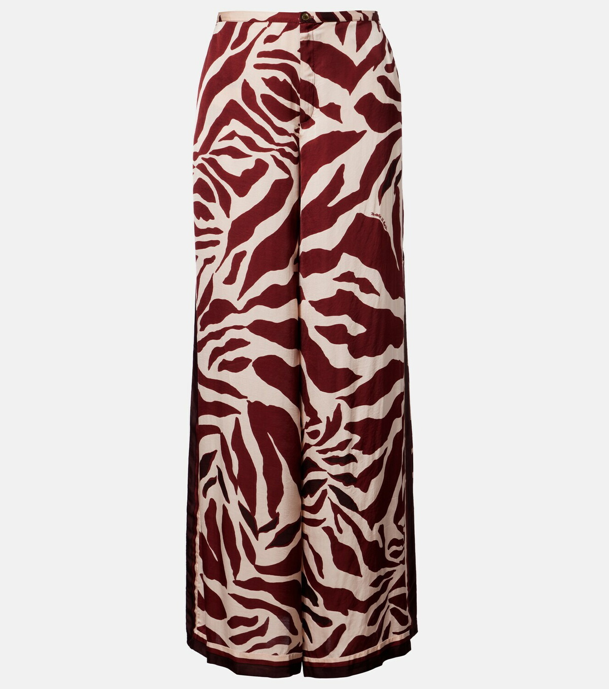 Poupette St Barth Clea animal-print palazzo pants