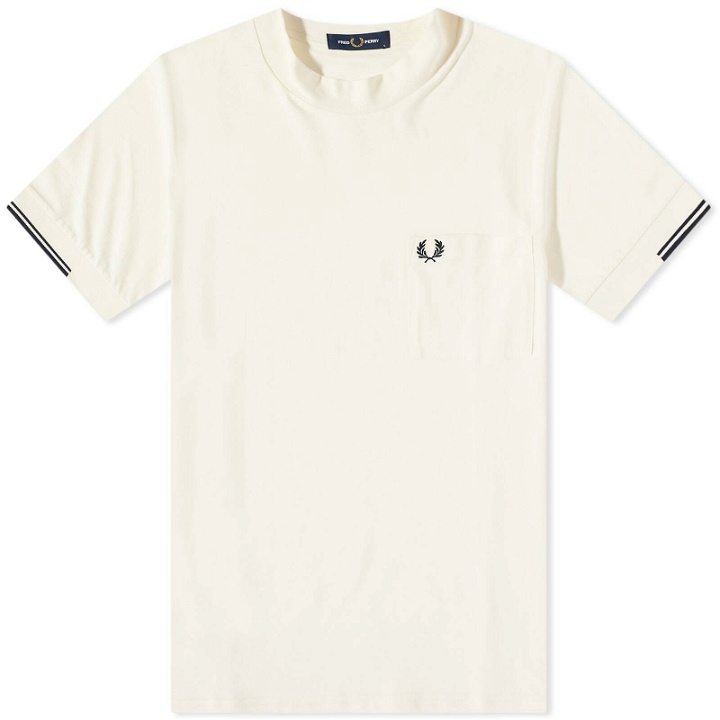 Photo: Fred Perry Authentic Men's Tipped Pocket T-Shirt in Ecru