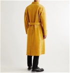 Alexander McQueen - Suede Trench Coat - Yellow