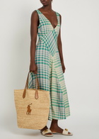 Polo Ralph Lauren Plaid Woven Midi Dress Multicoloured 1
