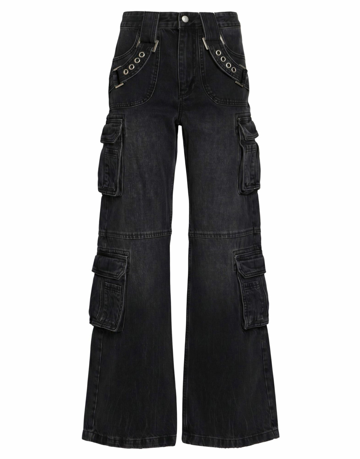 Misbhv Womens Jeans in Black