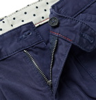 Massimo Alba - Regata Pleated Garment-Dyed Cotton Shorts - Blue