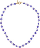 éliou Blue & White Pearl Corinna Necklace