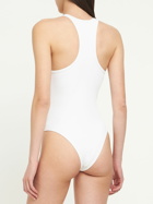 THE ATTICO Ribbed One Piece Swimsuit