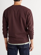 Folk - Rivet Organic Cotton-Jersey Sweatshirt - Burgundy