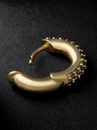 Spinelli Kilcollin - Gold Black Diamond Single Hoop Earring