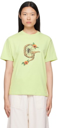 Gentle Fullness Green Graphic T-Shirt