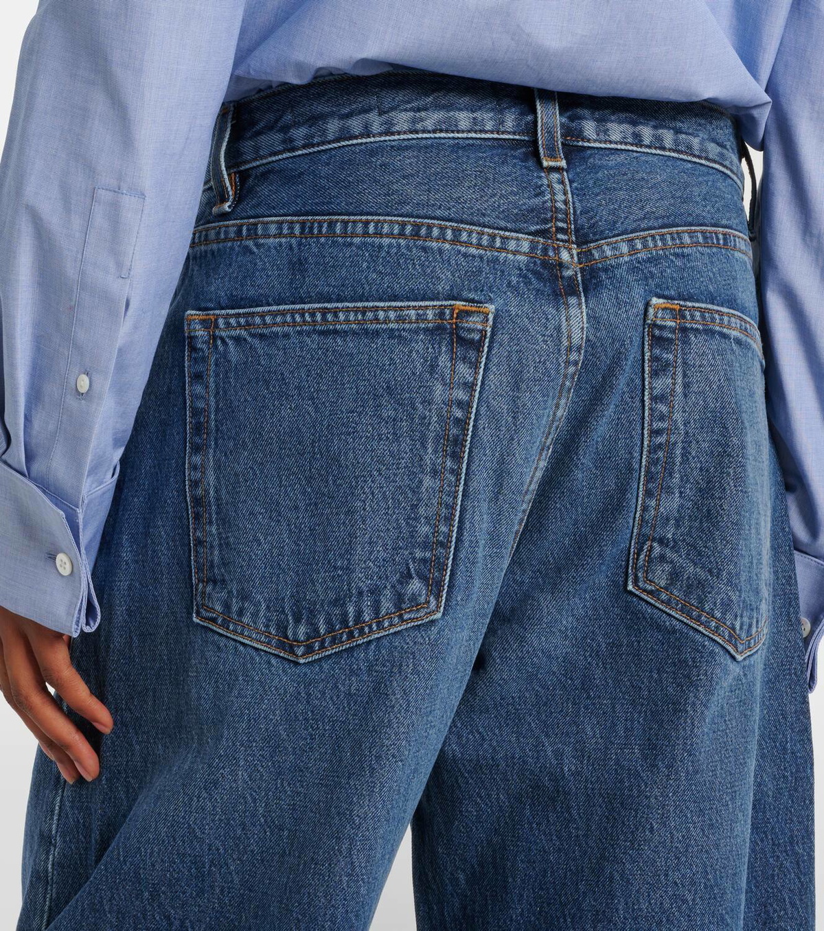 Frame The Bubble barrel-leg jeans Frame Denim