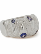 Bleue Burnham - Plants Share Everything Sterling Silver Sapphire Ring - Silver