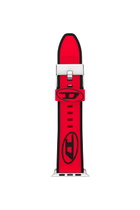Diesel Silicone band for Apple watch, 42mm, 44mm, 45mm - Smartwatches accessories - Unisex - Red