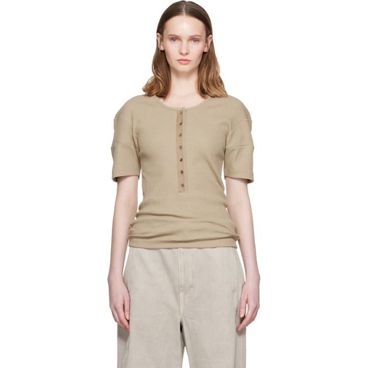 Photo: LEMAIRE Beige Fitted Henley