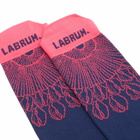 Adidas Running Men's adidas x Labrum Run Socks in Dark Blue Lucid Red