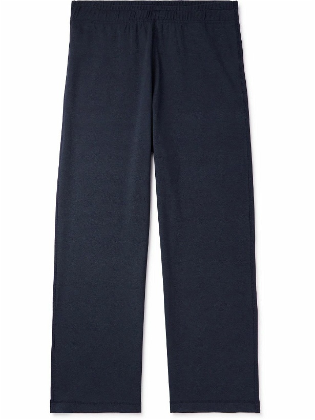Photo: Our Legacy - Roman Olympic Straight-Leg Stretch-Jersey Trousers - Blue