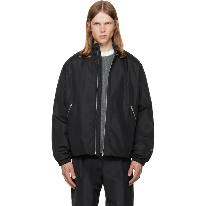 Photo: Jil Sander Black Taffeta Padded Blouson Jacket