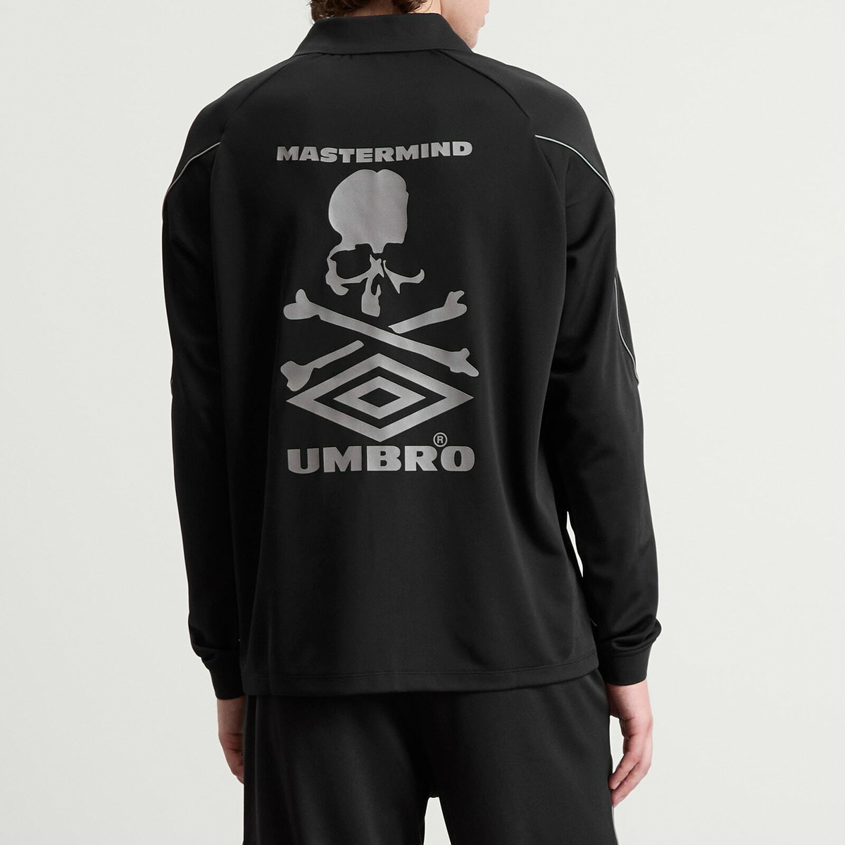 MASTERMIND WORLD Men's x Umbro Long Sleeve Game Shirt in Black