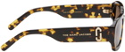 Marc Jacobs Brown Rectangular Sunglasses