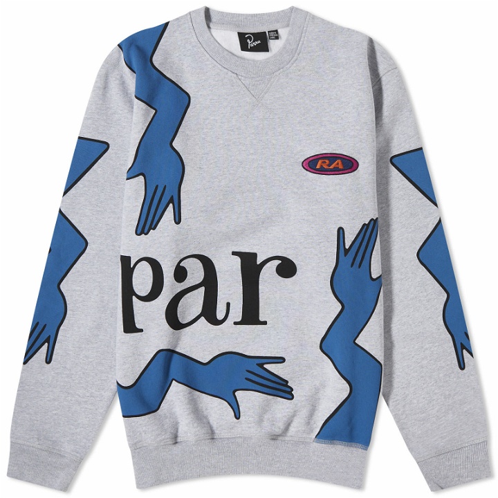 Photo: By Parra Men's Early Grab Crew Sweat in Heather Grey