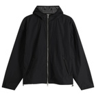 MKI Men's Hyperlight Hooded Wind Jacket in Black