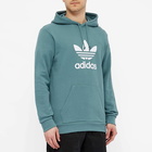 Adidas Men's Trefoil Hoody in Hazy Emerald