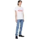 Helmut Lang White Thanks Standard T-Shirt