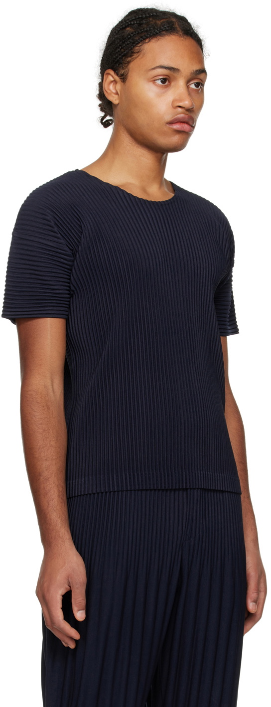 HOMME PLISSÉ ISSEY MIYAKE Navy Basics T-Shirt Homme Plisse Issey