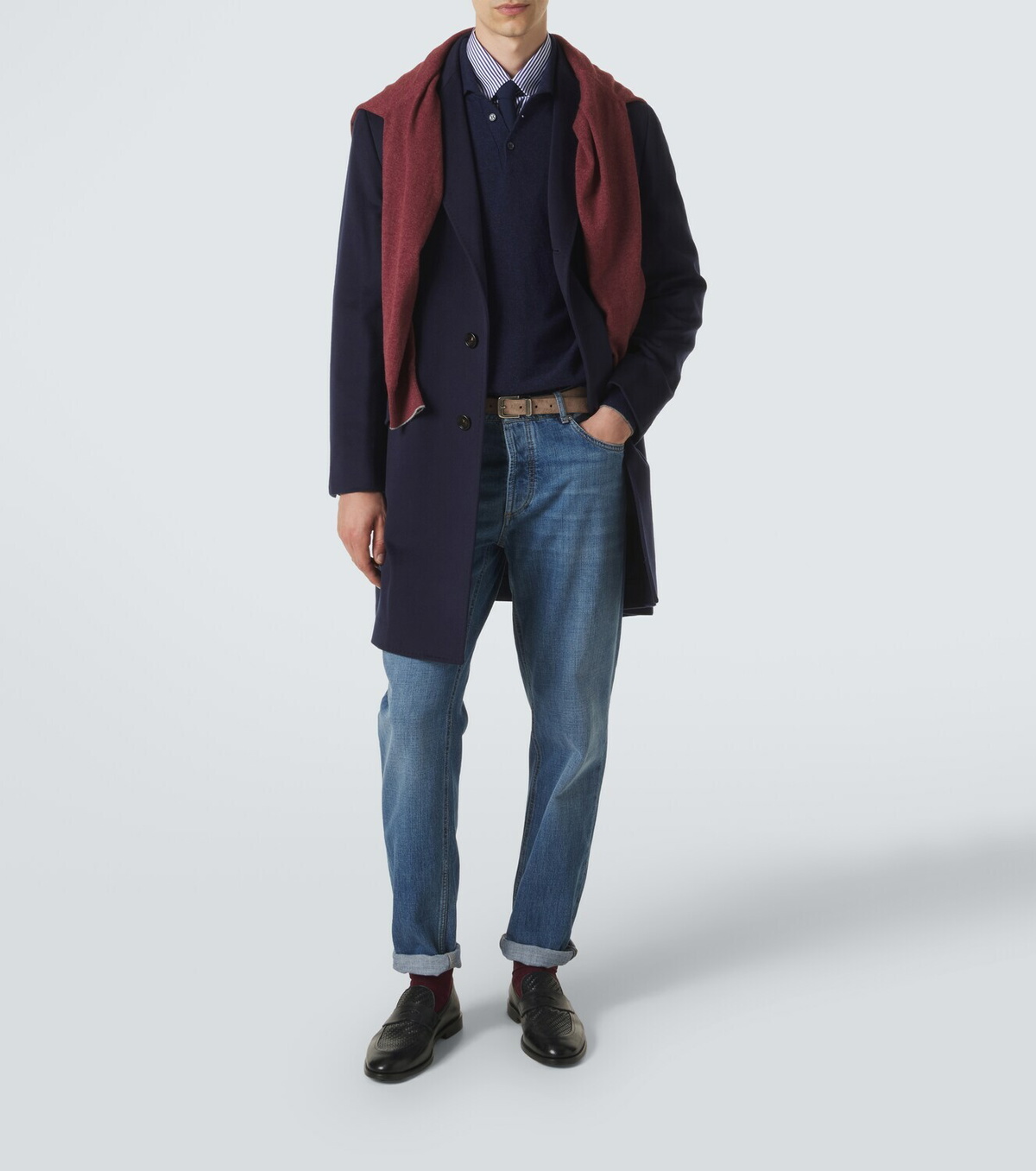 Brunello Cucinelli Virgin wool overcoat