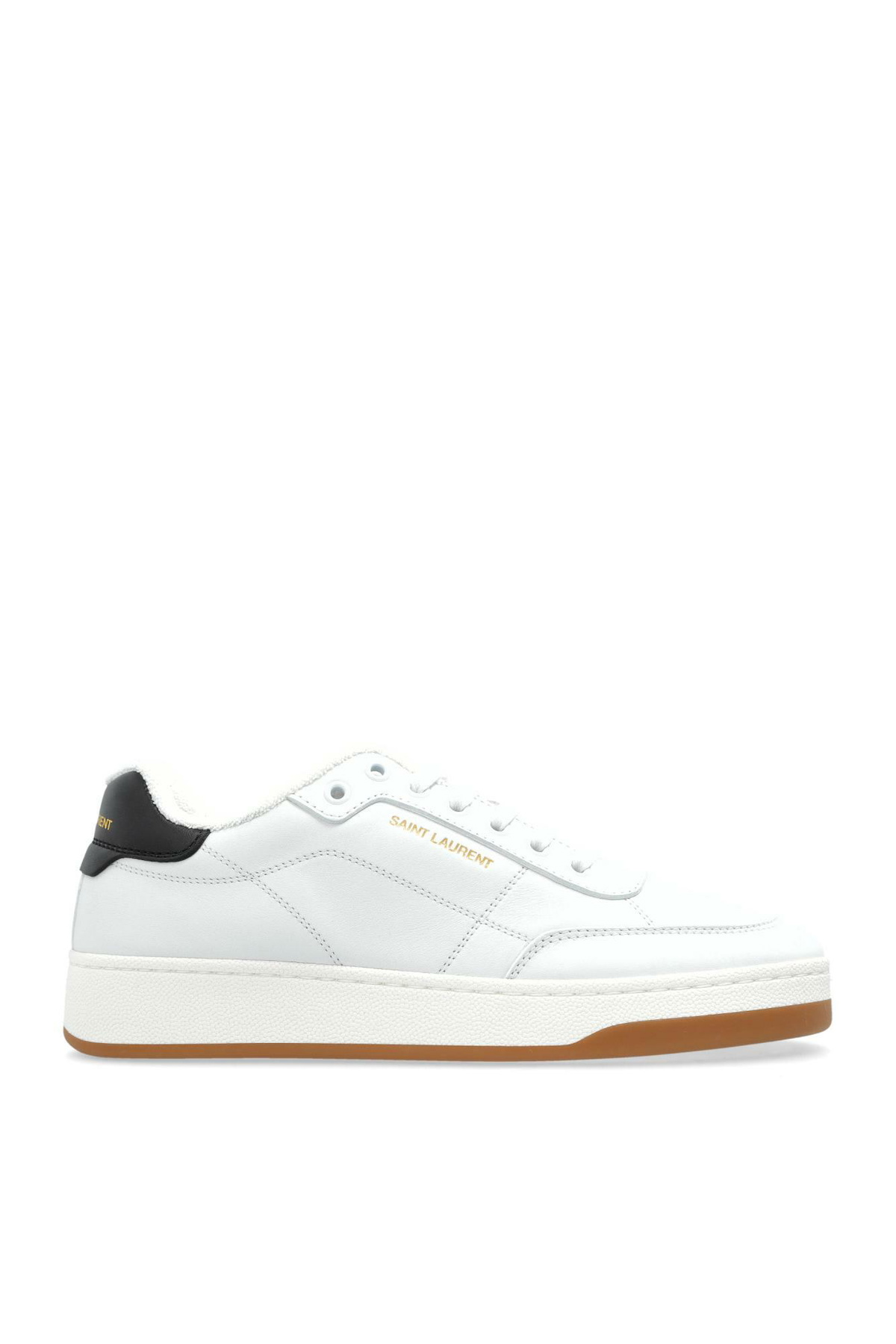 送料込/関税込■Saint Laurent■Aston スエードトリムスニーカー Saint Laurent Aston suede-trimmed sneakers Saint Laurent