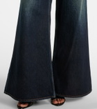 Alaïa Faded wide-leg jeans