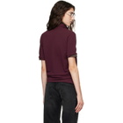 Raimundo Langlois Burgundy Layered Polo